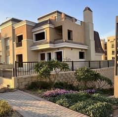 With old price Villa corner for sale at Sarai in front of Madinaty