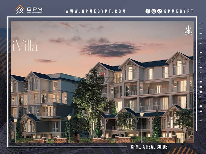 I Villa 150m for sale in Aliva Mountain View Mostakbal City with installments آي فيلا للبيع في أليفا مستقبل سيتي 1