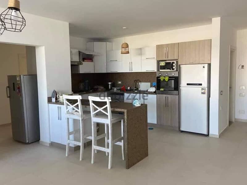 3BR finished chalet wiyh Acs and kitchen in Ras El Hekma North Coast Direction white with installments  شاليه للبيع بحري في راس الحكمة دايركشن وايت 11