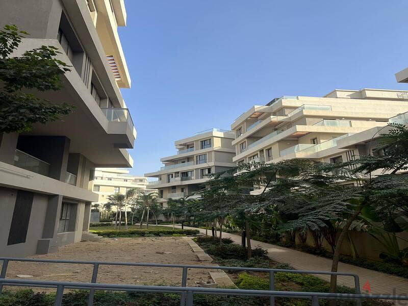 Apartment fully finished with garden for sale in Sky Condos	- Sodic 7