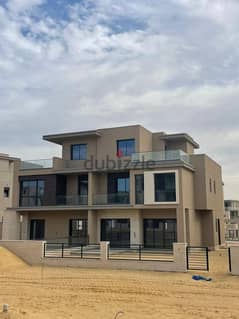 Luxury finished twin house with a prime location in Sodic Sheikh Zayed, The Estates Compound