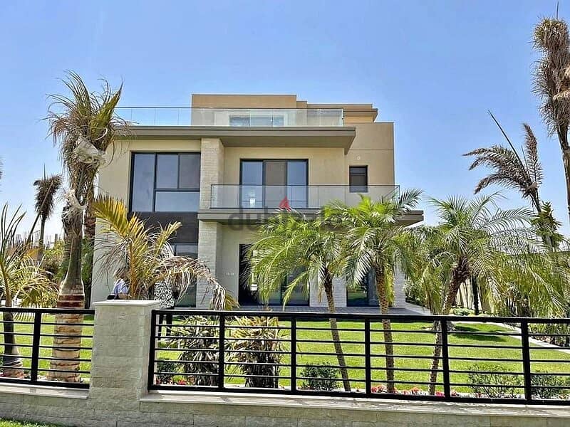 Twin house villa, immediate receipt, for sale in Palm Hills New Cairo Direct, directly on the ring road 3