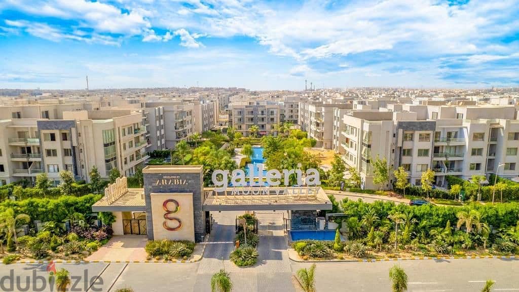 Apartment with garden for sale, immediate receipt in installments, in the heart of Golden Square | Galleria Compound 9