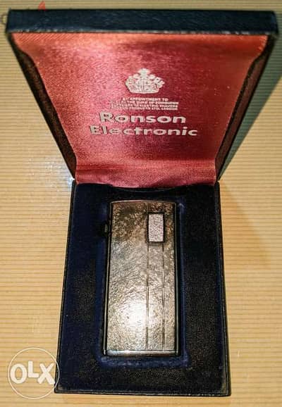 ولاعه رونسون انجليزي Ronson Varaflame electronic lighter