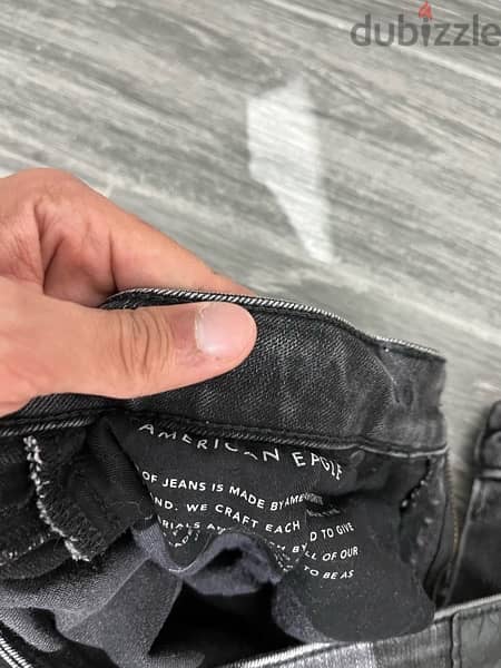 American Eagle Black Slim Fit jeans 31/32 2