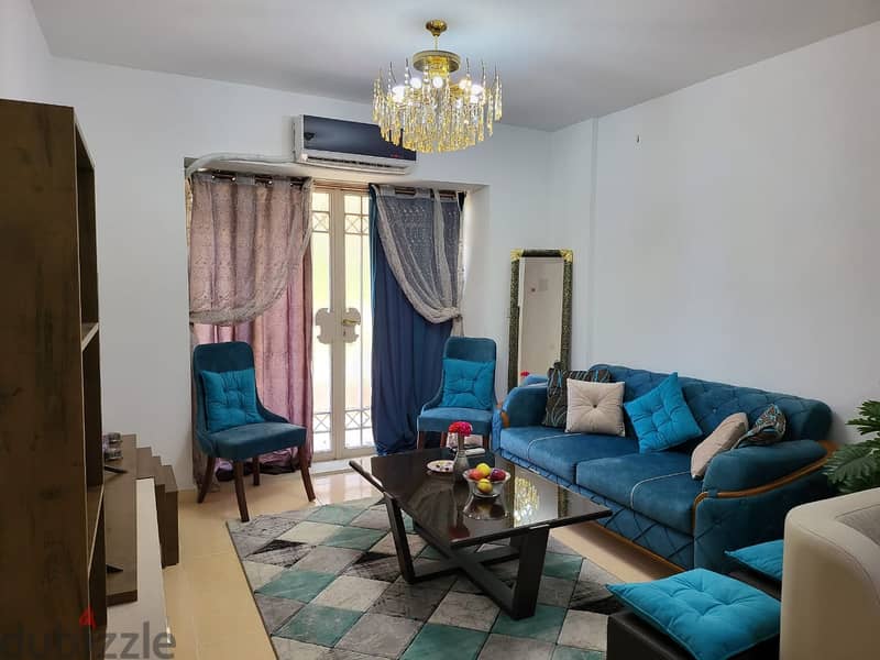 Apartment with private garden for sale in madinaty at phase B6 2