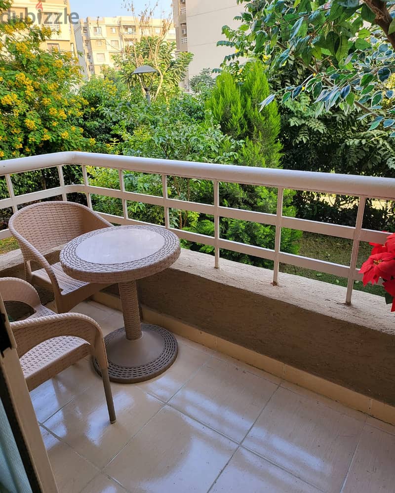 Apartment with private garden for sale in madinaty at phase B6 7