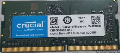 Ram 8 GB DDR4 for laptop 0