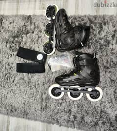 COUGAR MZS513 3 Wheels Hard Boot Roller Skates - سكيت كوجار 513