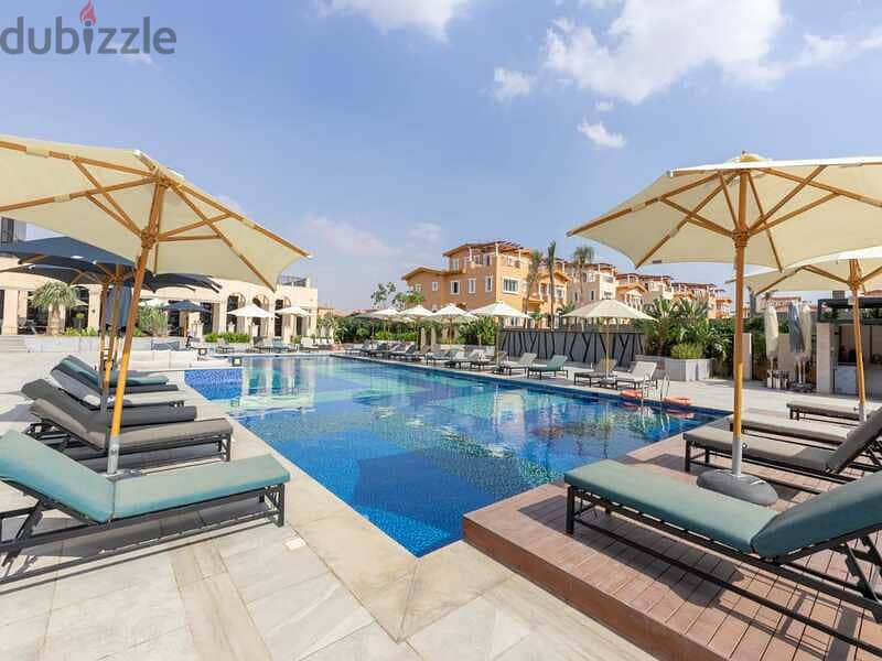 huge standalone villa with private pool in the heart of new Cairo Hyde park compound 12