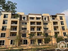 Apartment for sale  in sarai compound ready to move at the price of 2023 with private garden 183 meters