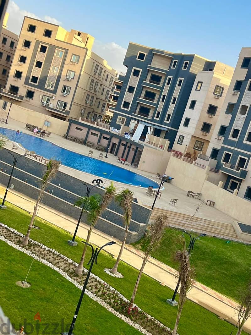 Ready to move in the heart of the Fifth Settlement, an apartment for sale in Sephora Heights Compound, minutes from the American University in Cairo 2