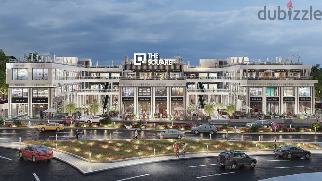 Down payment of 400,000 shops for sale in El Shorouk, next to Carrefour, on main installments of up to 4 years 7
