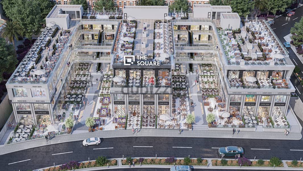 Down payment of 400,000 shops for sale in El Shorouk, next to Carrefour, on main installments of up to 4 years 8
