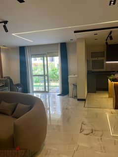 Fully-furnished apartment 300 m. for rent ultra super lux finished in prime location Sarai Mostakbal City