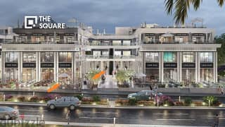 Seize the opportunity and get the offer in The Square, in a store for sale on the ground floor, 176 meters, in the best location in Shorouk, on the ma