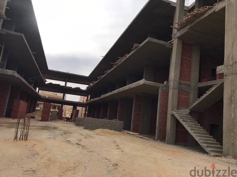 Shop for sale in Fifth Settlement in front of the American University, 105m, delivery at the end of the year, installments up to 6 years 20