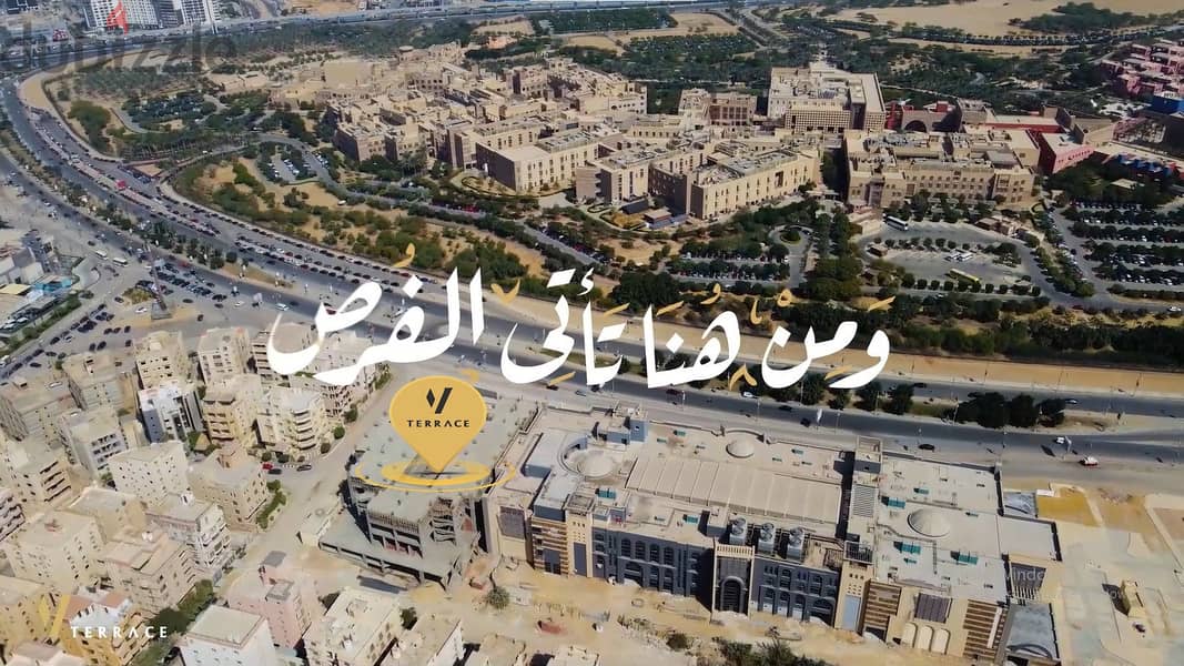 Clinic/office 170m for sale directly in front of the American University, the most distinguished area in the Fifth Settlement, in installments over 6 16