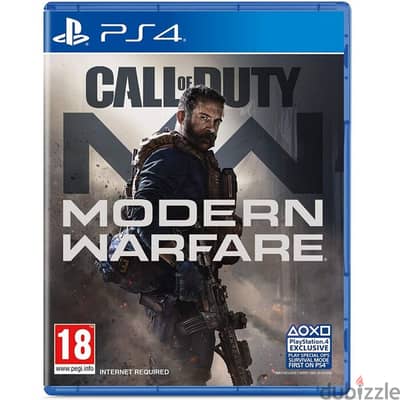 كول اوف ديوتي COD modern warfare بحالة ممتازه