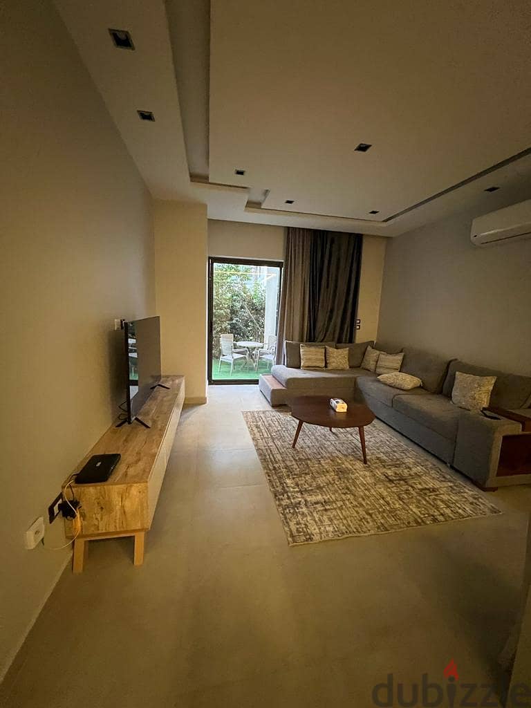For rent Fully furnished apartment with garden in Lake View Residence 2