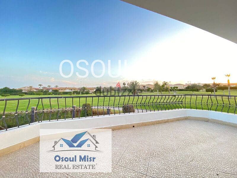 Villa for rent in Al Rabwa on the main golf course, fully finished 2