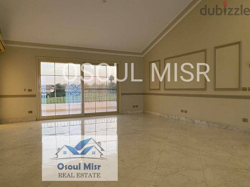 Villa for rent in Al Rabwa on the main golf course, fully finished 8