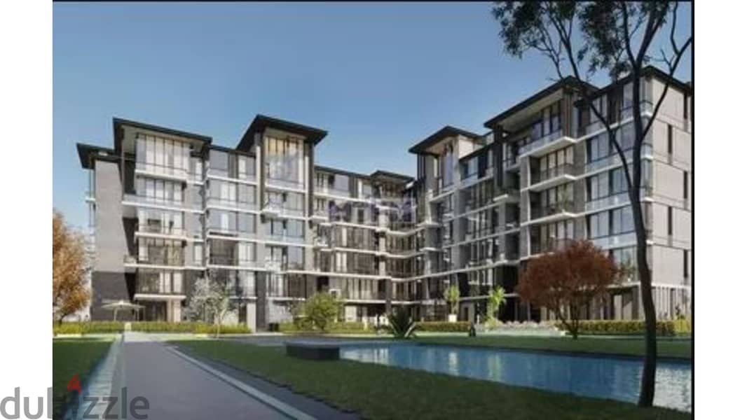 Apartment 135m + Garden Delivery 2025 1.1 Million DP Creek Town New Cairo شقة 135م بحديقة موقع مميز استلام 2025 للبيع بمقدم 1.1 مليون التجمع الاول 7