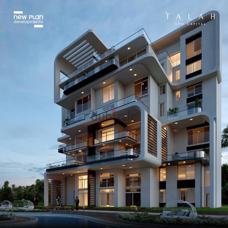 apartment resale compound talah new capital view pool under market price 2
