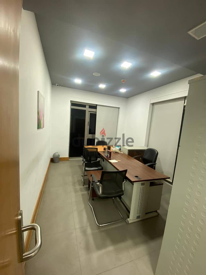 Administrative building for rent 240 meters fully finished + AC + furniture prime location in Sheikh Zayed, The Courtyard 3