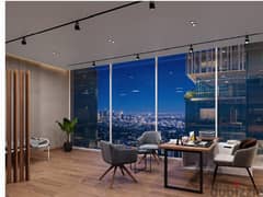 A 27-meter office for mandatory rent with a 10% down payment, 10-year installments, with a fine for not renting under the contract in Central Park, th 0