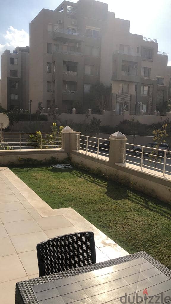 For Rent Furnished Studio with Garden in Compound Village Gate 8