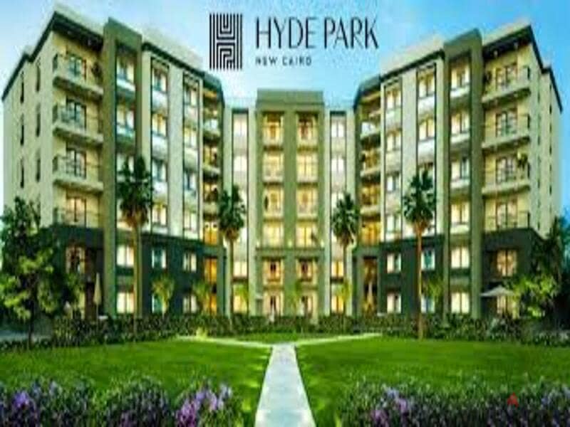 شقة بموقع متميز للبيع بأقل مقدم والتقسيط على 8 سنوات في جرينز هايد بارك نيو كايرو في التجمع الخامس Hyde Park 9