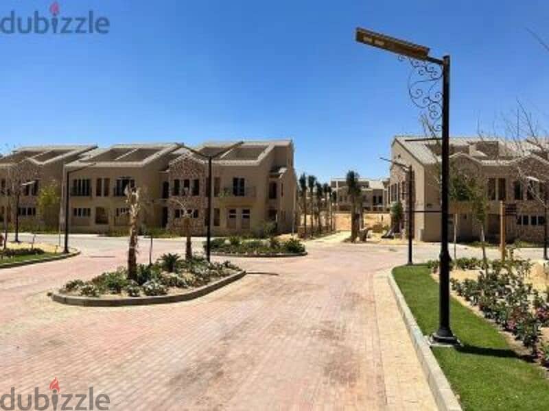town house 265 m with garden 120m delivered , green square mostakbal city 3