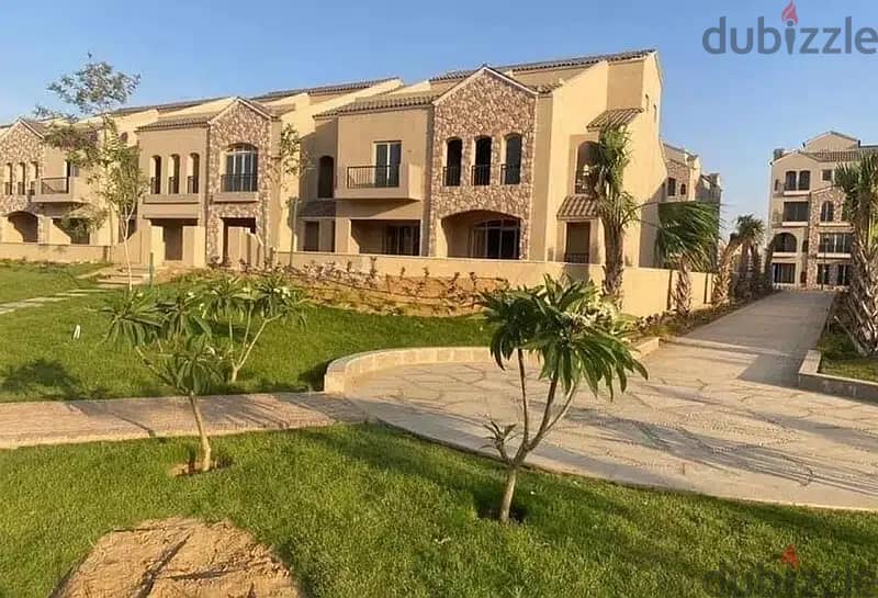 duplex 225m with garden delivered open view , green square mostakbal city 2