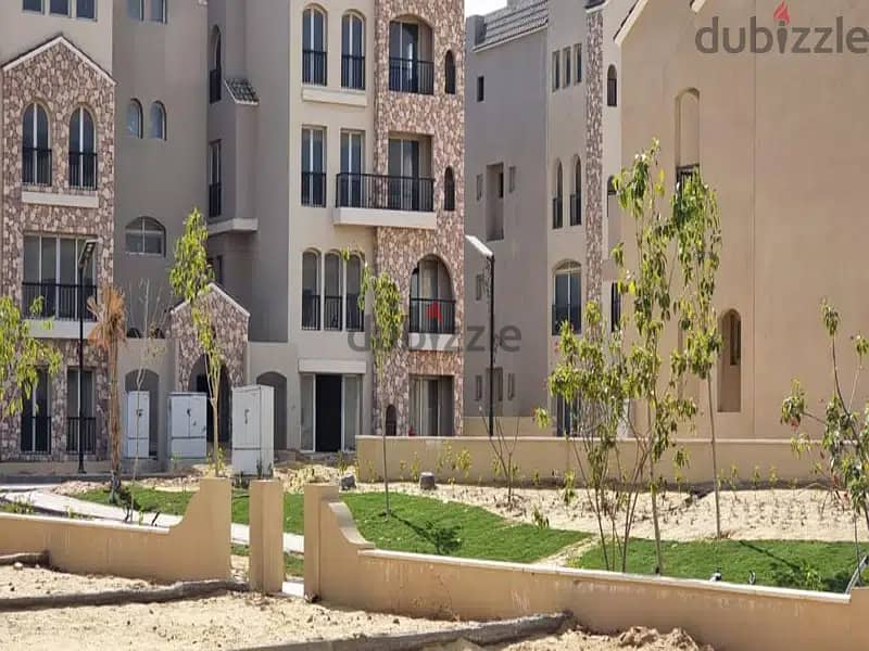 duplex 225m with garden delivered open view , green square mostakbal city 8