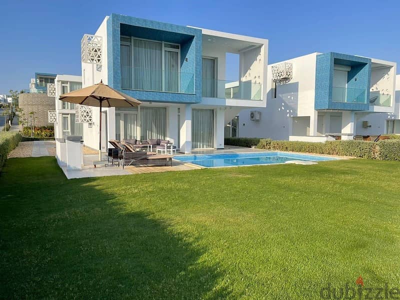 Chalet for sale, finished and furnished with hotel services on the sea of Ras El Hekma Bay in Fouka Bay North Coast 9