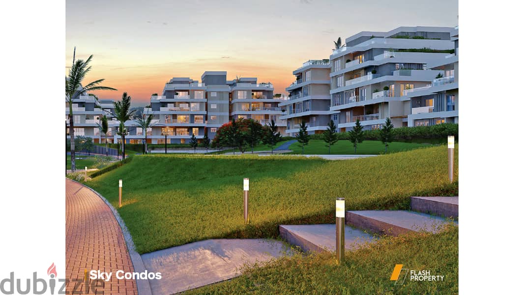 Apartment 170m for sale in villette - sky condos ground with garden فيليت - سكاي كوندوز 6