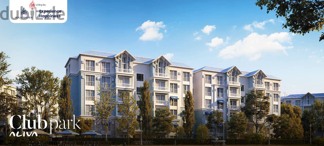 شقة كورنر 165م متكرر للبيع في كمبوند Aliva MOUNTAINVIEW المستقبل قسط على 8 سنوات في  مدينة المستقبل 7