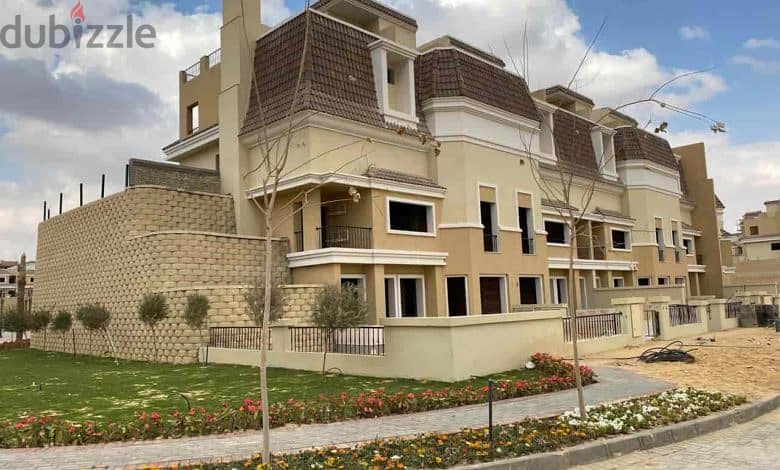 S villa 239 sqm resale for sale in Sarai Compound, Sheya phase, wall in Madinaty Wall, New Cairo 2