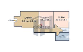 Administrative headquarters suitable for a clinic for rent, 100 m, Smouha (Fawzi Moaz) 0