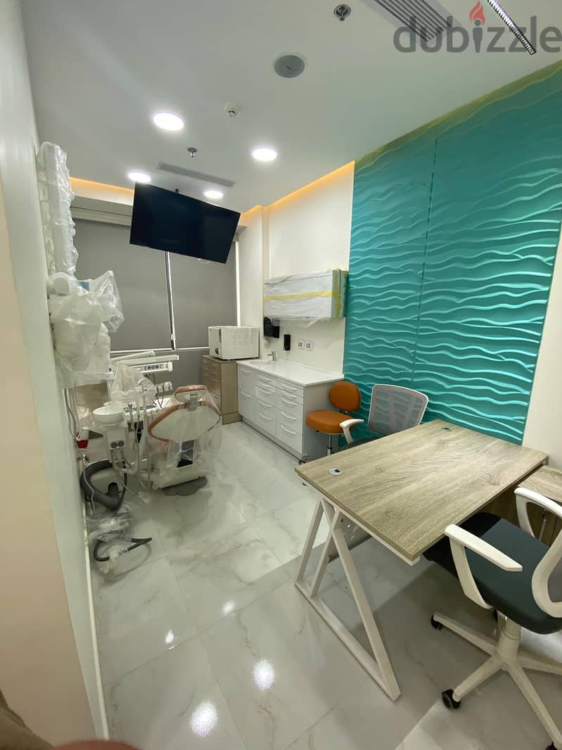 Clinic 58m fully furnishing ready to start at madinaty East Hub Mall 1