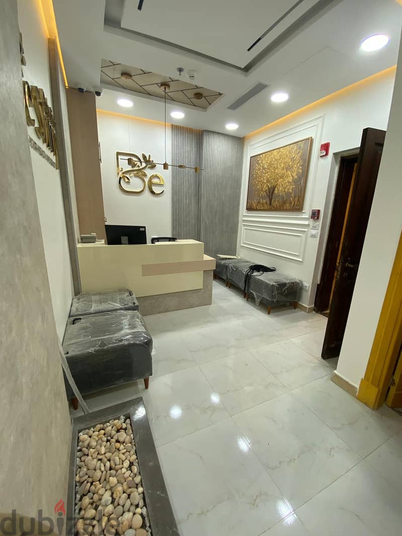 Clinic 58m fully furnishing ready to start at madinaty East Hub Mall 6