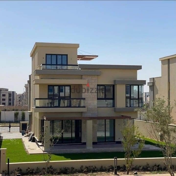 For sale standalone villa 314 m in the form of a luxurious palace, immediate receipt of the heart of Sheikh Zayed, near Beverly Hills and directly nex 2