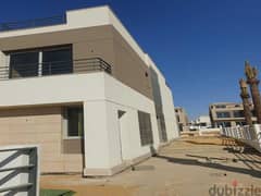 Twin House with 10% Down Payment and Installments over 8.5 Years for Sale with Penthouse in Palm Hills New Cairo 0