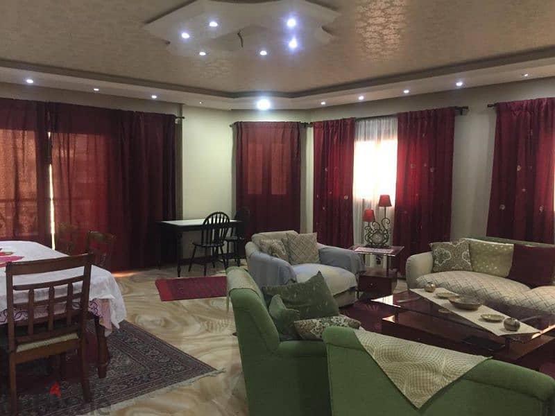 شقة مفروشة في زهراء المعادي شارع السعادة بجانب كارفور موقع راقي و مميز 2