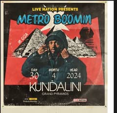 Metro boomin ticket GA 30th less than original price