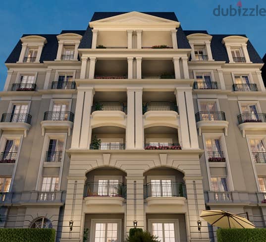 For sale, a 159 sqm apartment in the heart of the Fifth Settlement, New Cairo, on Nile Boulevard 1