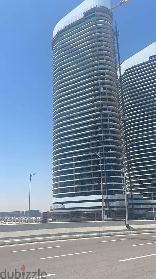 Hotel apartment for sale at the price of a double view launch in Alamein Towers, with a down payment of 2 million 2