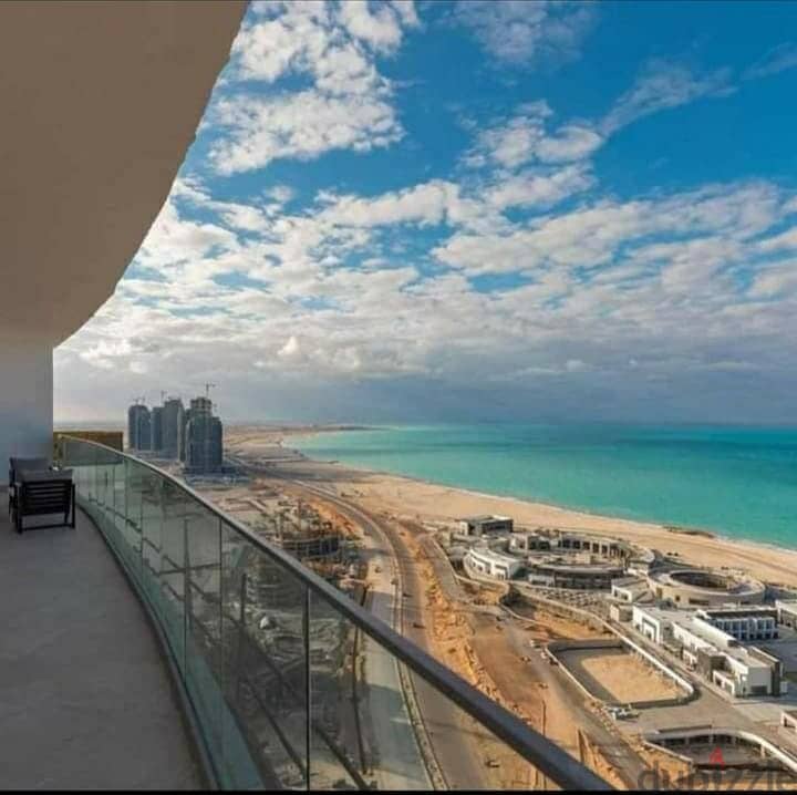 Hotel apartment for sale at the price of a double view launch in Alamein Towers, with a down payment of 2 million 6
