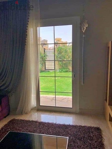 Ground studio + garden 80 m for sale in Fifth Settlement, in installments, Sarai Compound, New Cairo, in installments, on Suez Road, next to Madinaty 1